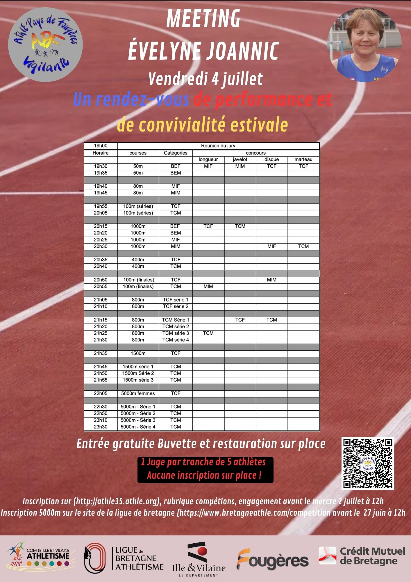 affiche horaire